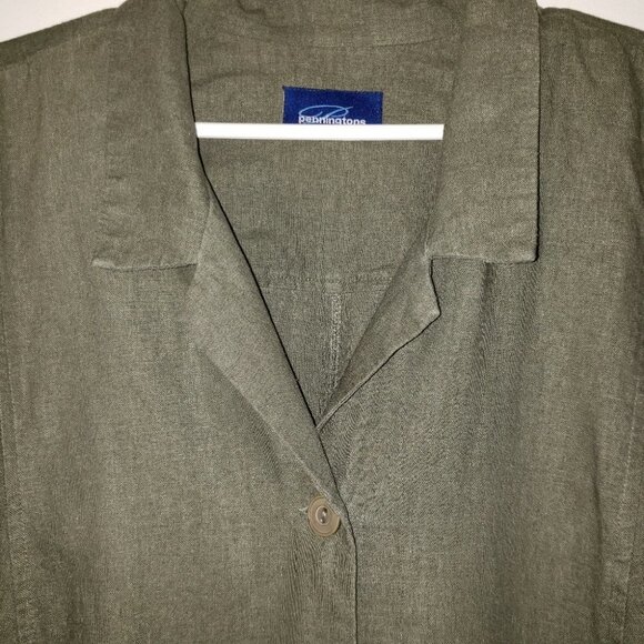 𝅺plus size  tunic linen blend  botto… - Picture 2 of 6